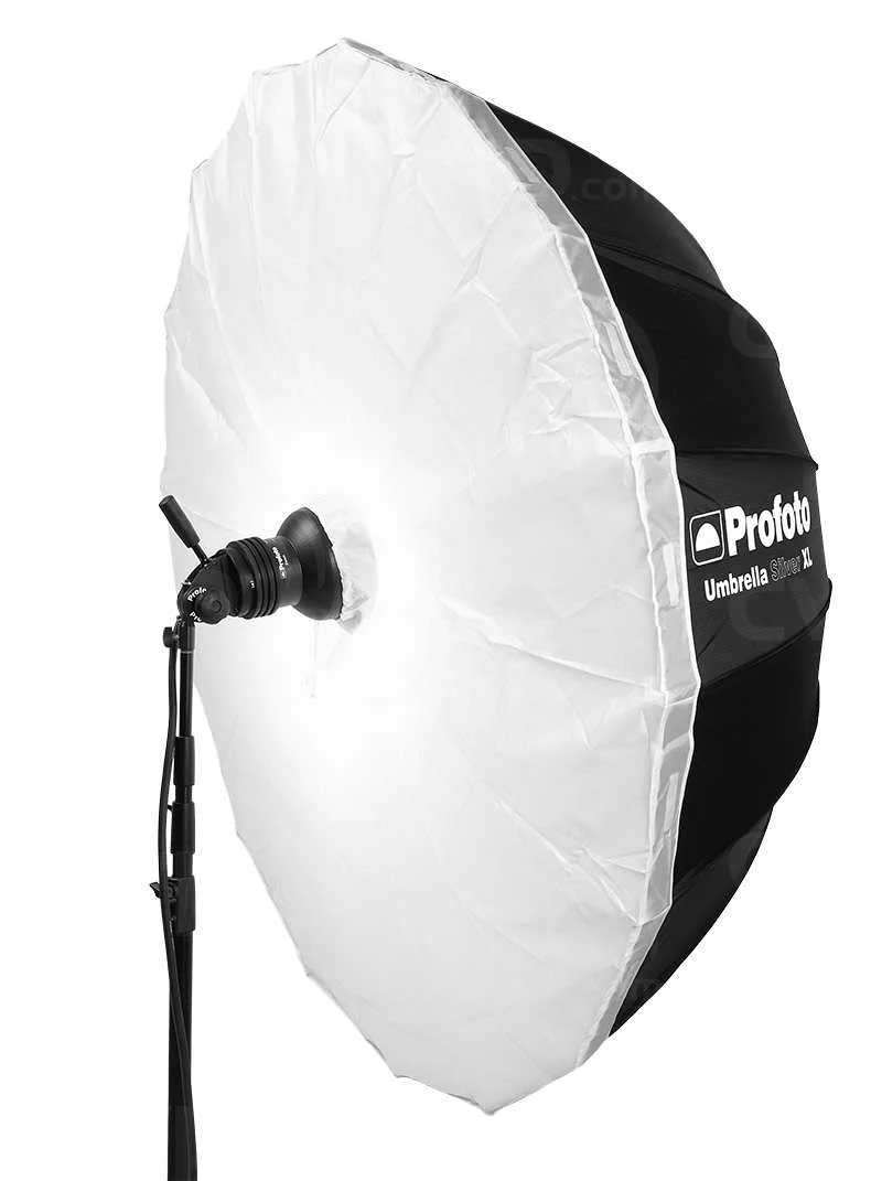 Profoto Regenschirmdiffusor Extragroß – Parabolische Form, 16 Glasfaserstäbe, Hitzebeständig, Für Studio-Beleuchtung